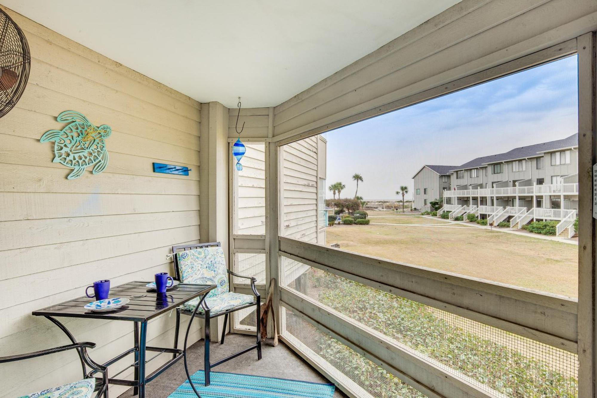 Ocean-View Saint Helena Island Condo - Pool Access Oceanmarsh Subdivision Екстериор снимка